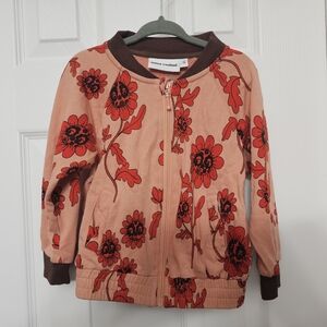 Mini Rodini floral bomber jacket